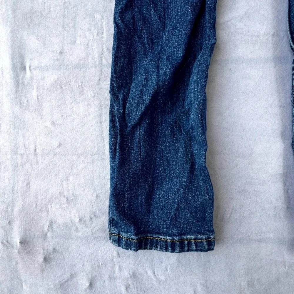 Cat & Jack Straight Jeans Boys 8 Blue Denim Medium Wash Super Stretch Streetwear